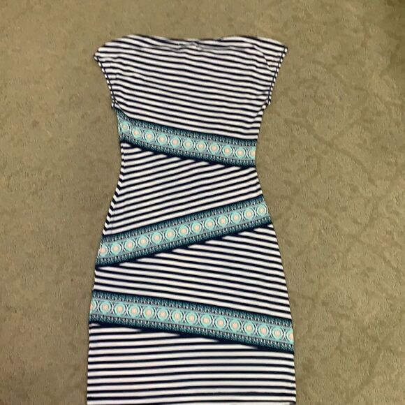 đMSSPâXSâSuper CuteâLightweightâStripedâRetroâPrintâMiniâDress - Picture 9 of 13